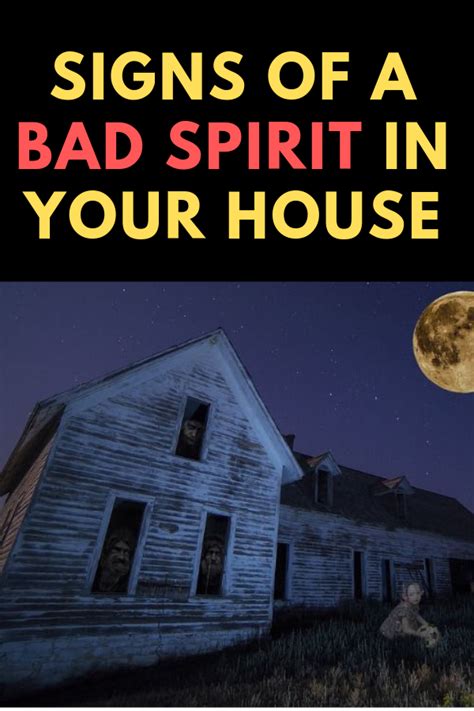 signs of spirits in home